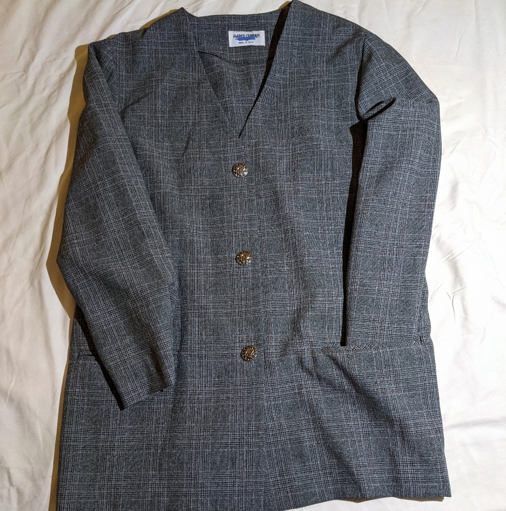 Alfred Dunner Gray Blazer
